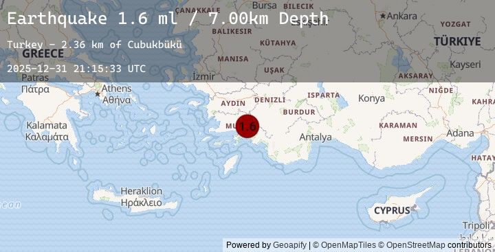 Map of WESTERN TURKEY