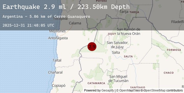 Map of SALTA, ARGENTINA
