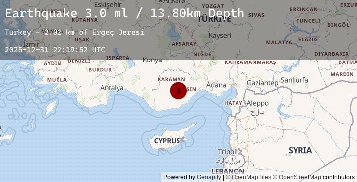Map of CENTRAL TURKEY