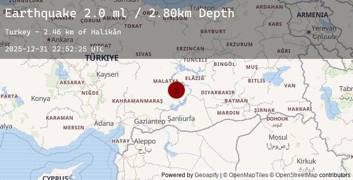 Map of EASTERN TURKEY