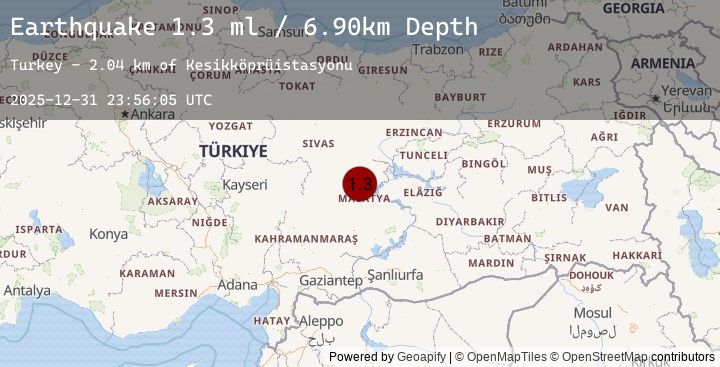 Map of EASTERN TURKEY