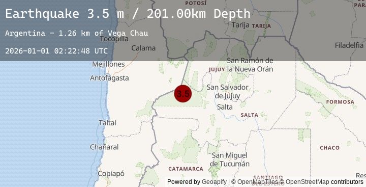 Map of SALTA, ARGENTINA