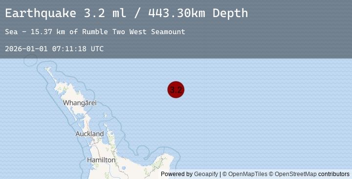 Map of OFF E. COAST OF N. ISLAND, N.Z.