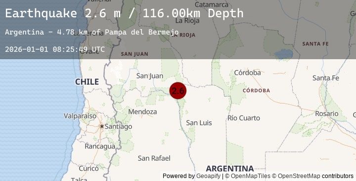Map of SAN LUIS, ARGENTINA