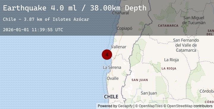 Map of ATACAMA, CHILE