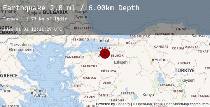 Map of WESTERN TURKEY