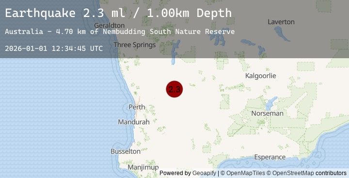 Map of WESTERN AUSTRALIA
