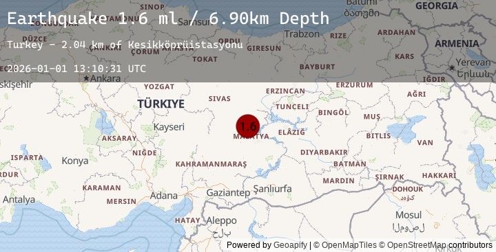 Map of EASTERN TURKEY