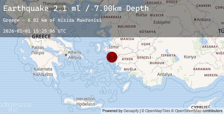 Map of DODECANESE ISLANDS, GREECE