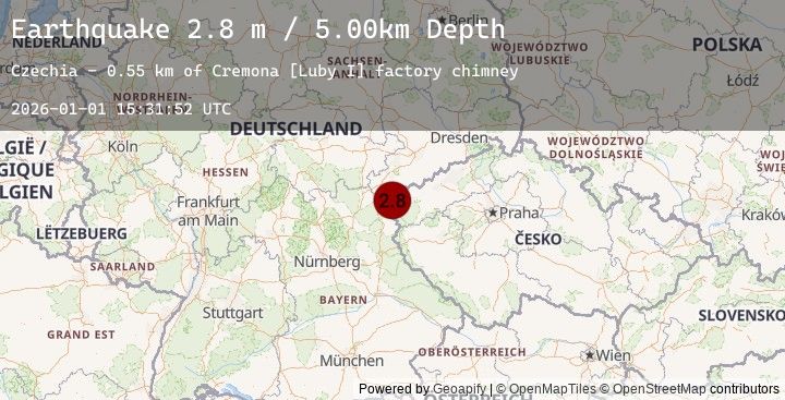 Map of CZECH REPUBLIC