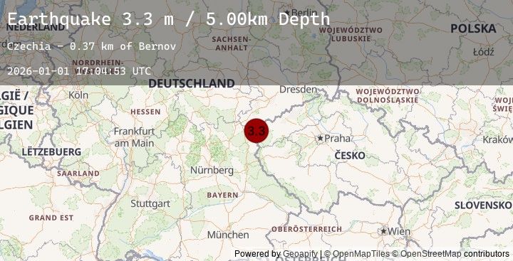 Map of CZECH REPUBLIC