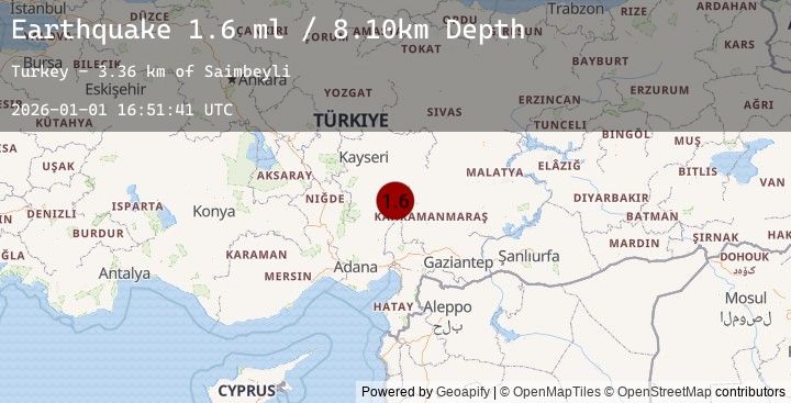 Map of CENTRAL TURKEY