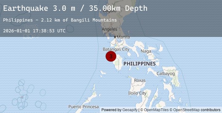 Map of MINDORO, PHILIPPINES