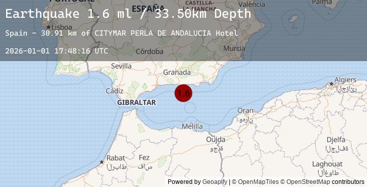 Map of STRAIT OF GIBRALTAR
