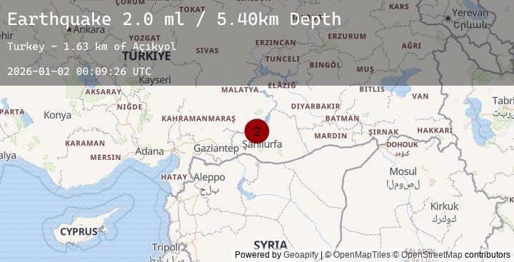 Map of EASTERN TURKEY