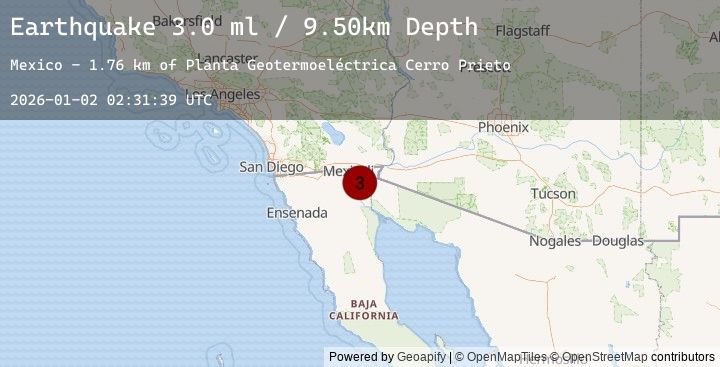 Map of BAJA CALIFORNIA, MEXICO