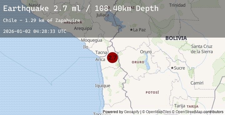 Map of TARAPACA, CHILE