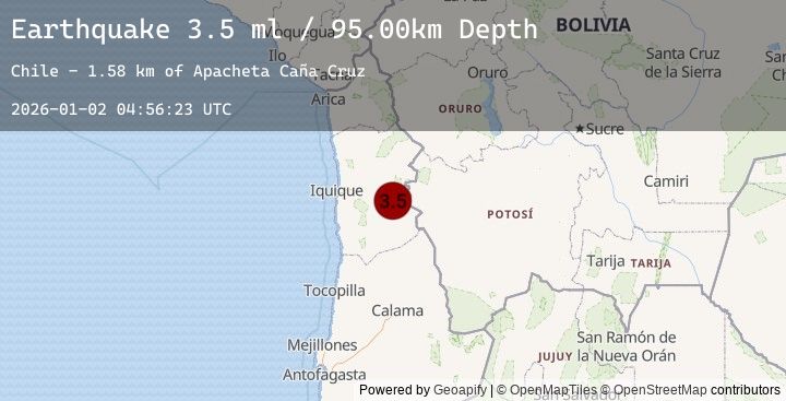 Map of TARAPACA, CHILE