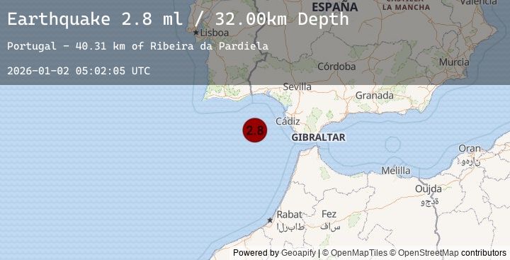 Map of STRAIT OF GIBRALTAR