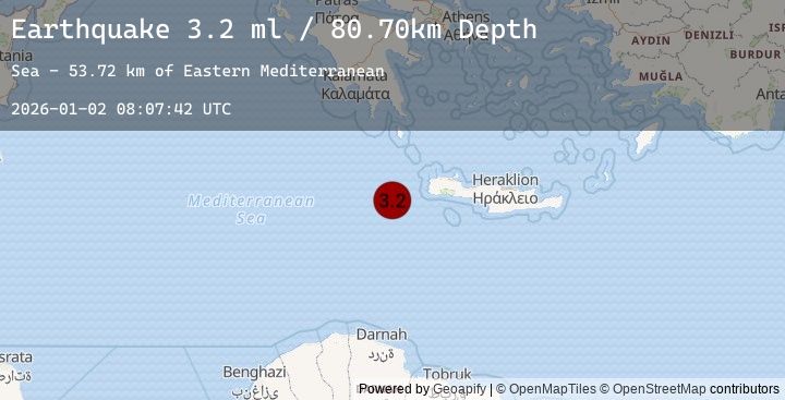 Map of CENTRAL MEDITERRANEAN SEA