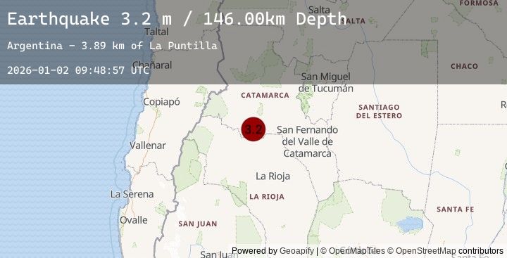 Map of CATAMARCA, ARGENTINA