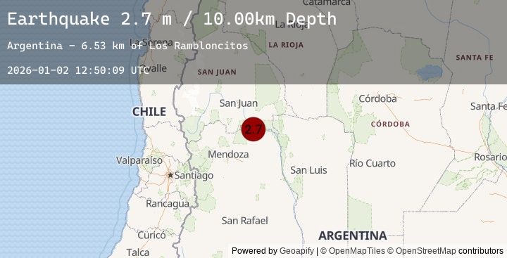 Map of MENDOZA, ARGENTINA