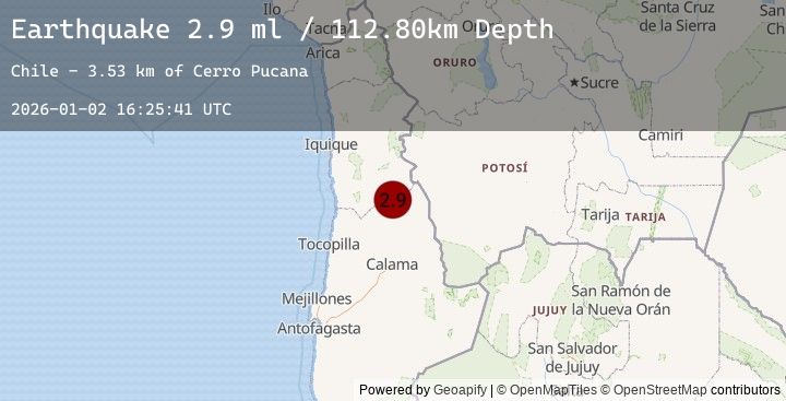 Map of TARAPACA, CHILE