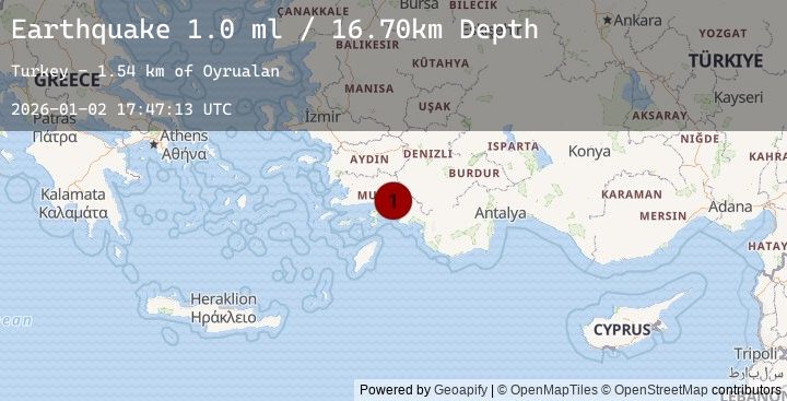Map of WESTERN TURKEY