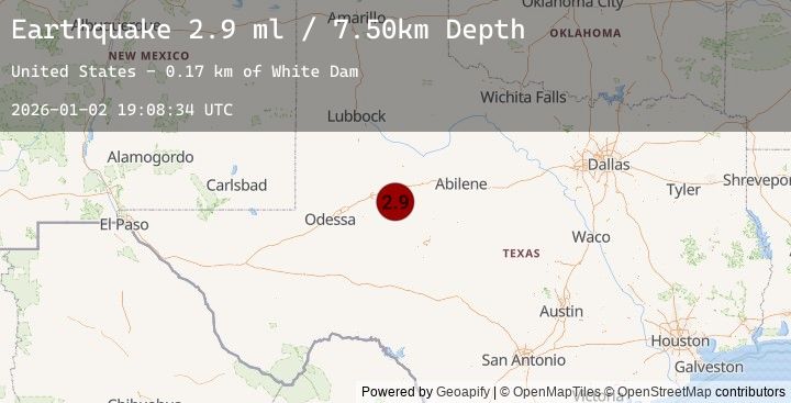 Map of WESTERN TEXAS