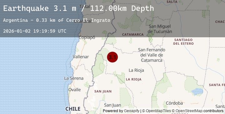 Map of LA RIOJA, ARGENTINA
