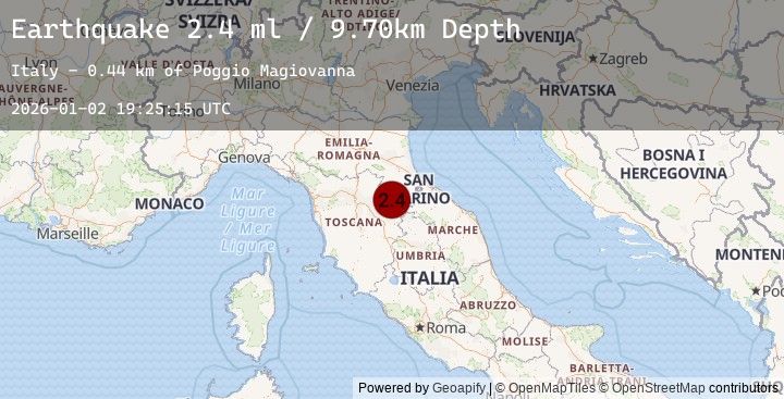 Map of CENTRAL ITALY