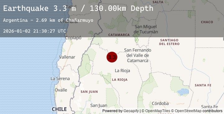 Map of LA RIOJA, ARGENTINA