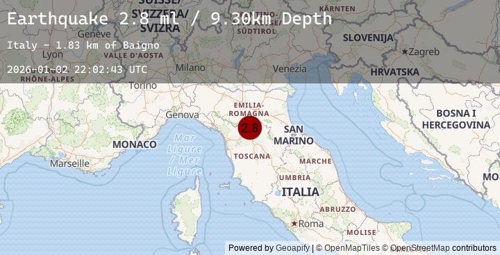 Map of NORTHERN ITALY