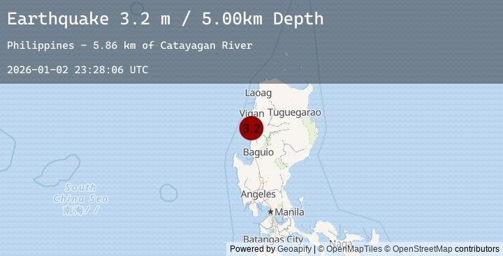 Map of LUZON, PHILIPPINES