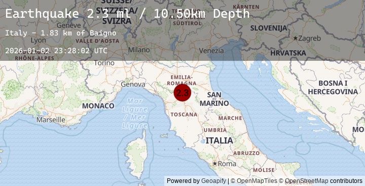 Map of NORTHERN ITALY