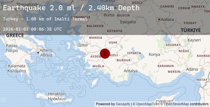 Map of WESTERN TURKEY