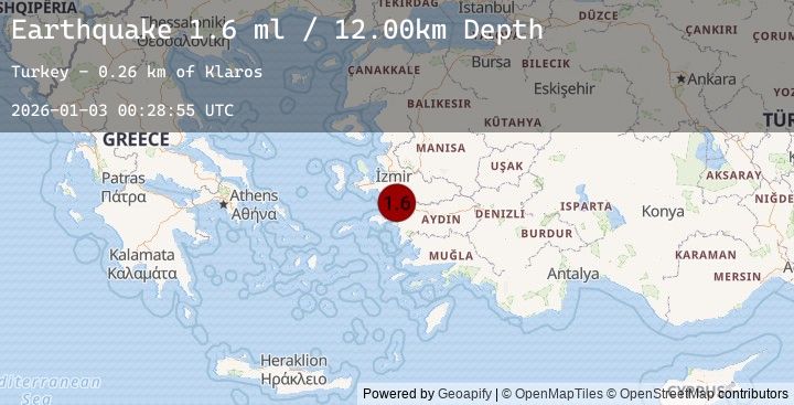 Map of WESTERN TURKEY