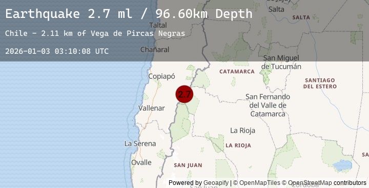 Map of ATACAMA, CHILE