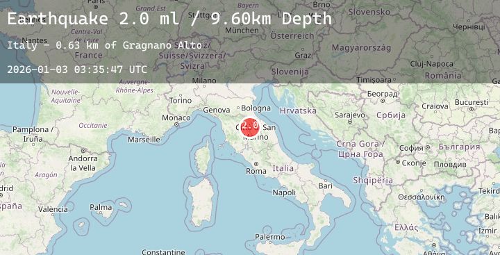 Map of CENTRAL ITALY