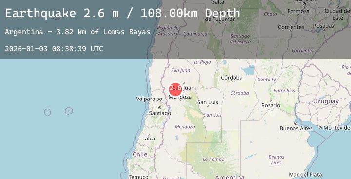 Map of MENDOZA, ARGENTINA