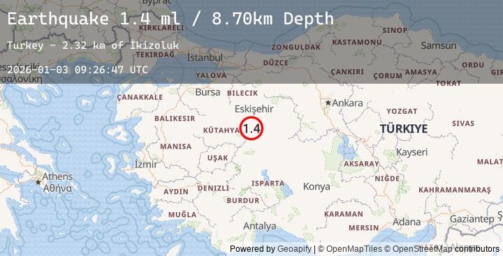 Map of WESTERN TURKEY