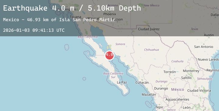 Map of GULF OF CALIFORNIA