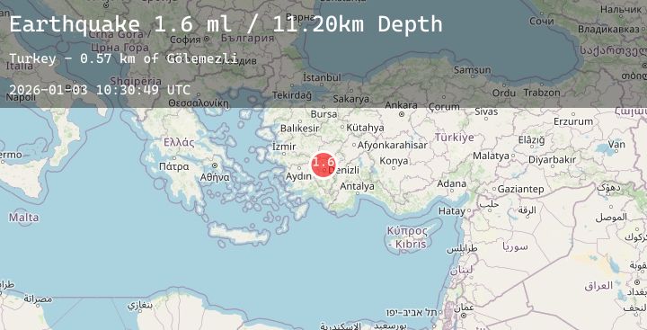 Map of WESTERN TURKEY