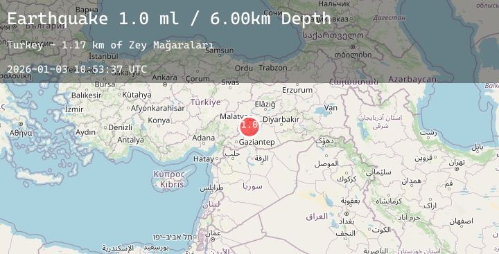 Map of EASTERN TURKEY