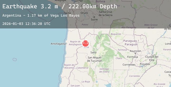Map of JUJUY, ARGENTINA