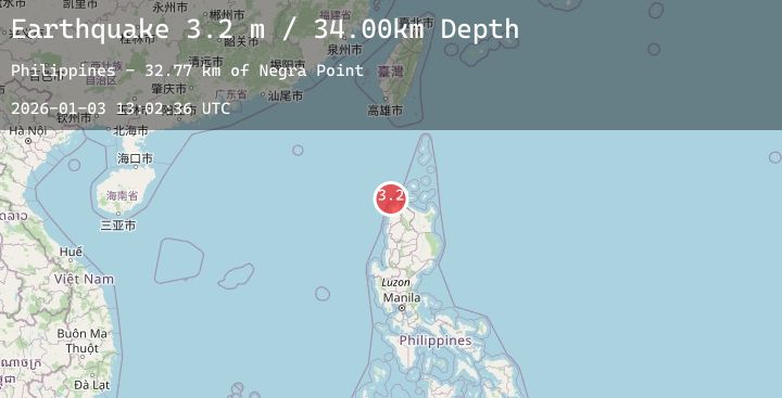 Map of LUZON, PHILIPPINES