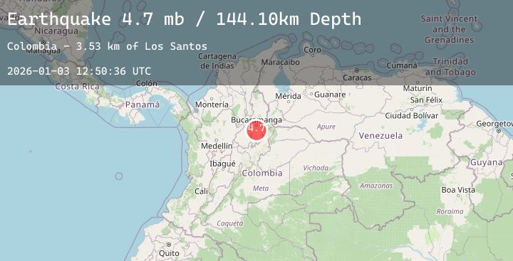 Map of NORTHERN COLOMBIA