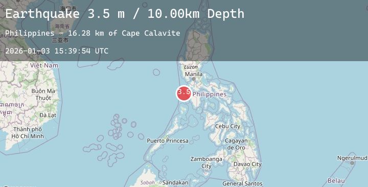 Map of MINDORO, PHILIPPINES