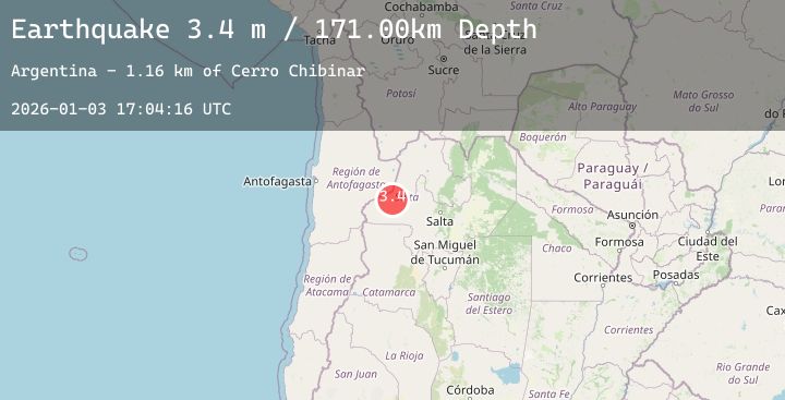 Map of SALTA, ARGENTINA
