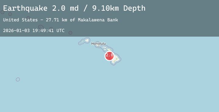 Map of HAWAII REGION, HAWAII